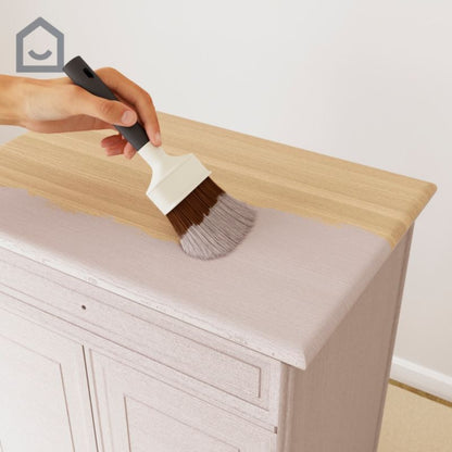 GoodHome Reno hvid plaine satin renoveringsmaling til møbler 0,5 l