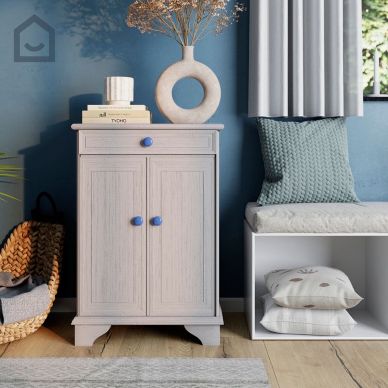 GoodHome Reno hvid plaine satin renoveringsmaling til møbler 0,5 l