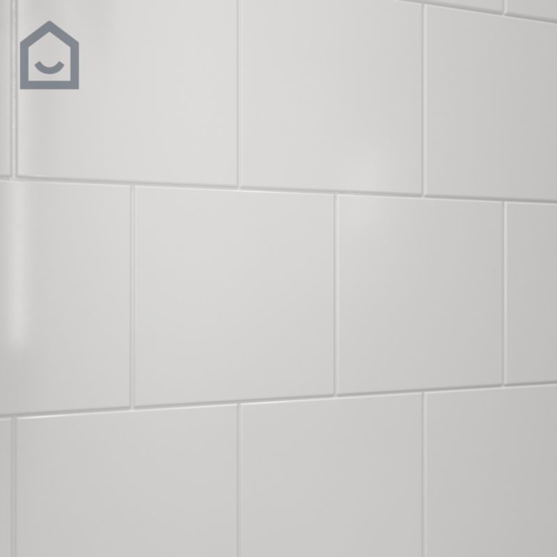 GoodHome Reno renoveringsmaling til fliser mat hvid 0,75 l