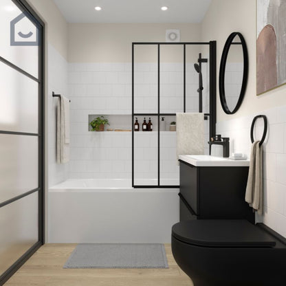 GoodHome Reno renoveringsmaling til fliser hvid mat 2 l