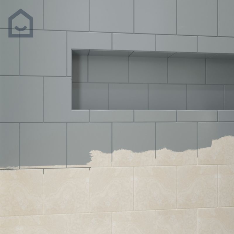 GoodHome Reno Delaware mat renoveringsmaling til fliser 0,75 l