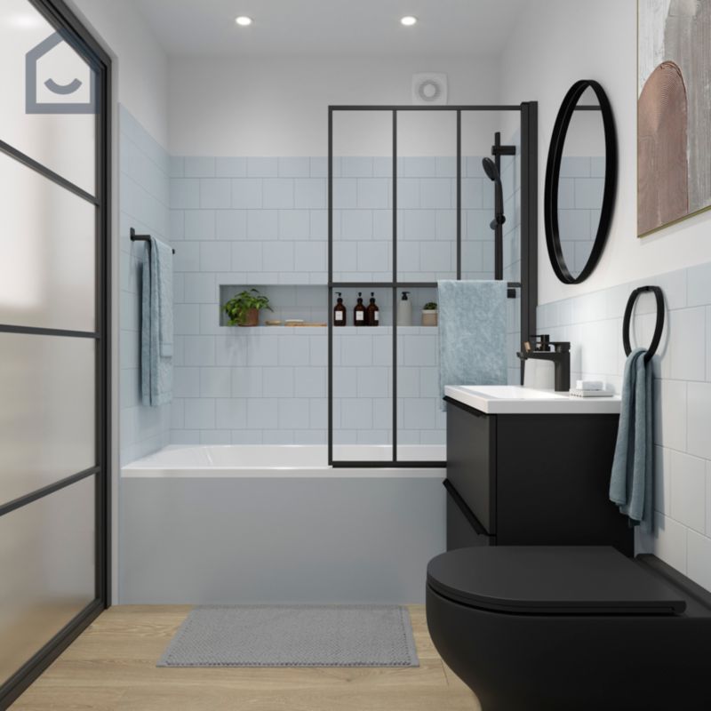 GoodHome Reno Hamptons mat renoveringsmaling til fliser 0,75 l