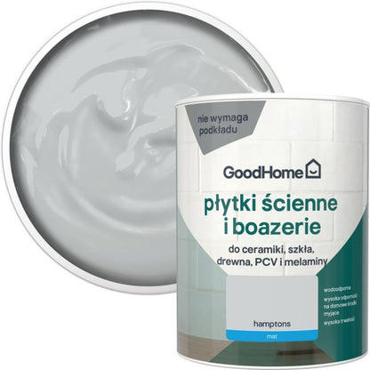 GoodHome Reno Hamptons mat renoveringsmaling til fliser 0,75 l