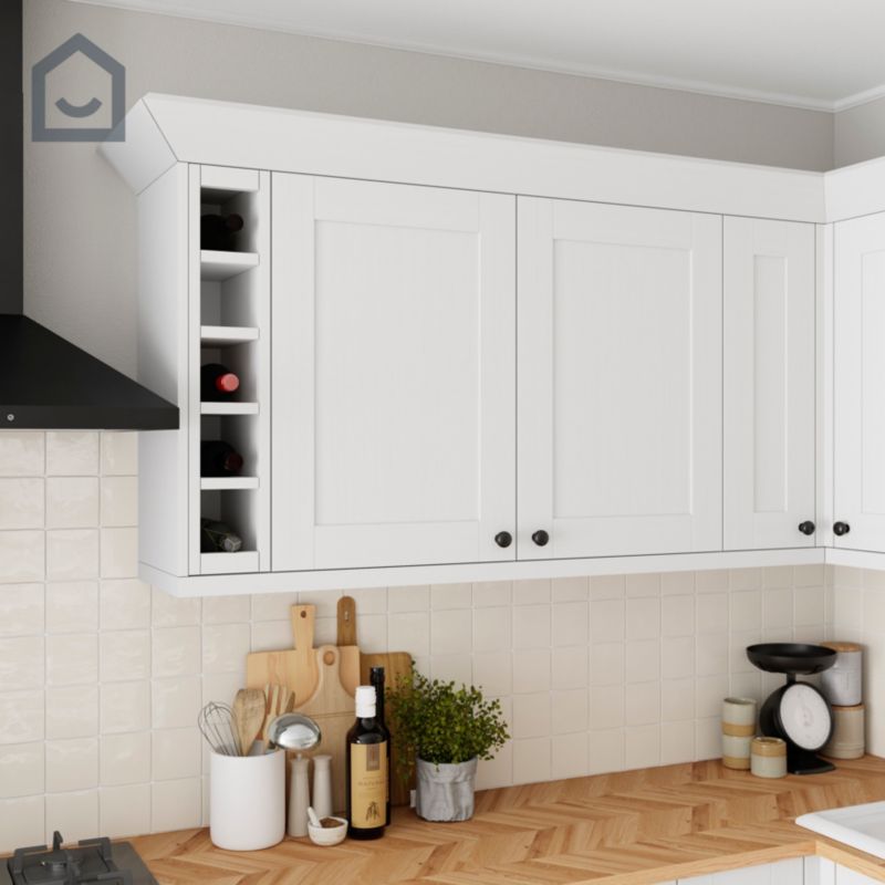 GoodHome Reno renoveringsmaling til skab, mat hvid, 2 l