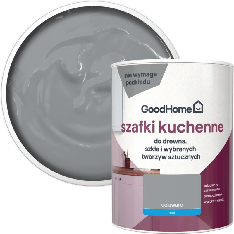 GoodHome Reno Delaware mat renoveringsmaling til skabe 0,75 l