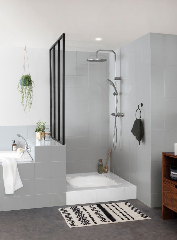 V33 renoveringsmaling til vægfliser grå loft satin 2 l