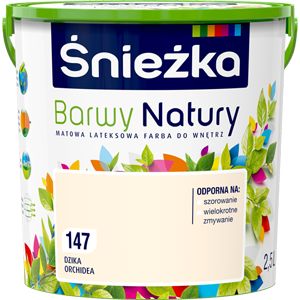 Sneżka Barwy Natury maling vild orkidé 2,5 l