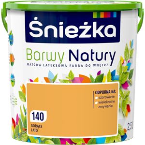 Snežka Barwy Natury maling varm sommer 2,5 l