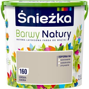 Sneżka Barwy Natury maling i farven "Bjergsti" 2,5 l