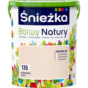 Sneżka Barwy Natury maling i farven Jasmin Allé 5 l