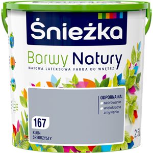 Snežka Barwy Natury maling i sølvlønn 2,5 l