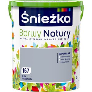 Sneżka Barwy Natury maling i farvet sølv ahorn 5 l