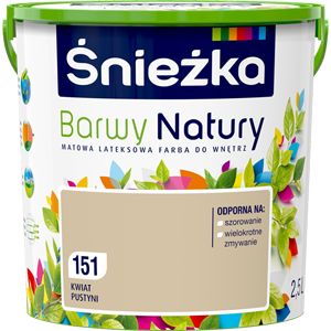Snežka Barwy Natury ørkenblomst farve 2,5 l