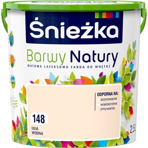 Sneżka Barwy Natury maling i farven vandlilje 2,5 l