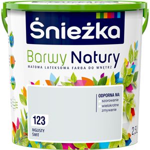 Sneżka Barwy Natury maling i farven Tåget Morgengry 2,5 l