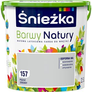 Sneżka Barwy Natury vinterlandskab maling 2,5 l
