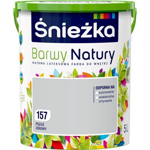 Sneżka Barwy Natury vinterlandskab maling 5 l