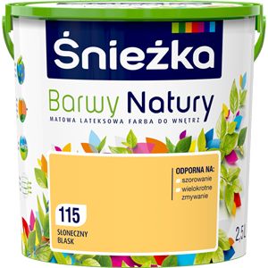Snežka Barwy Natury maling i farven solskinsglans 2,5 l