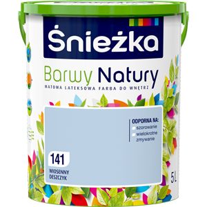 Sneżka Barwy Natury maling i farven Vårregn 5 l