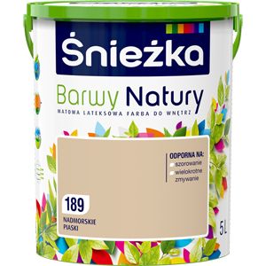 Snežka Barwy Natur maling i farven Kystsand 5 l