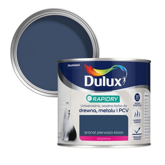Dulux Rapidry universal maling i farven "Granat første klasse" 0,4 l