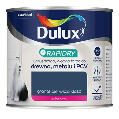 Dulux Rapidry universal maling i farven "Granat første klasse" 0,4 l