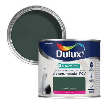 Dulux Rapidry universalmaling boho grøn 0,4 l