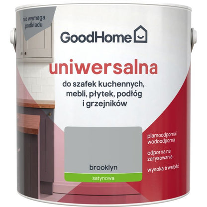 GoodHome Reno Brooklyn universalmaling satin 2 l