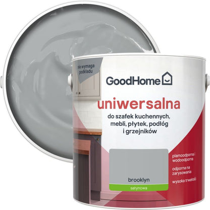 GoodHome Reno Brooklyn universalmaling satin 2 l