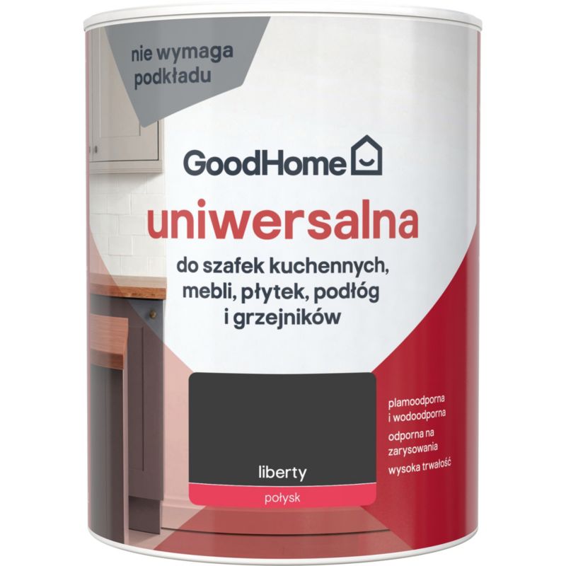 GoodHome Reno Liberty universal maling, blank, 0,75 l