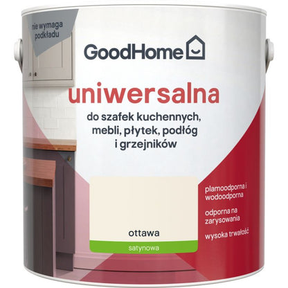 GoodHome Reno Ottawa universalmaling satin 2 l