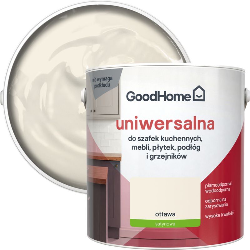 GoodHome Reno Ottawa universalmaling satin 2 l