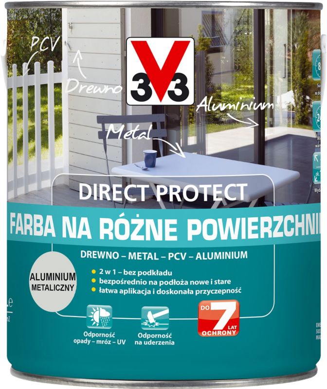 V33 Direct Protect aluminiummaling 2,5 l