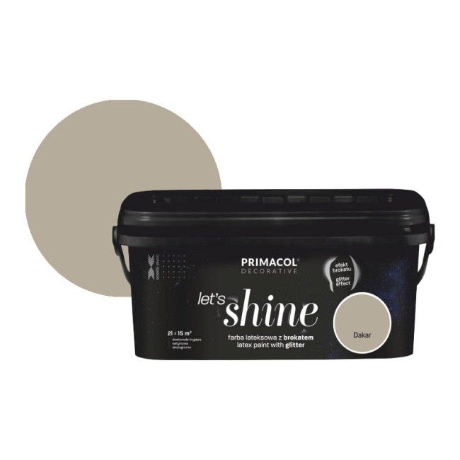 Primacol Let's Shine glimmermaling 2 l Dakar