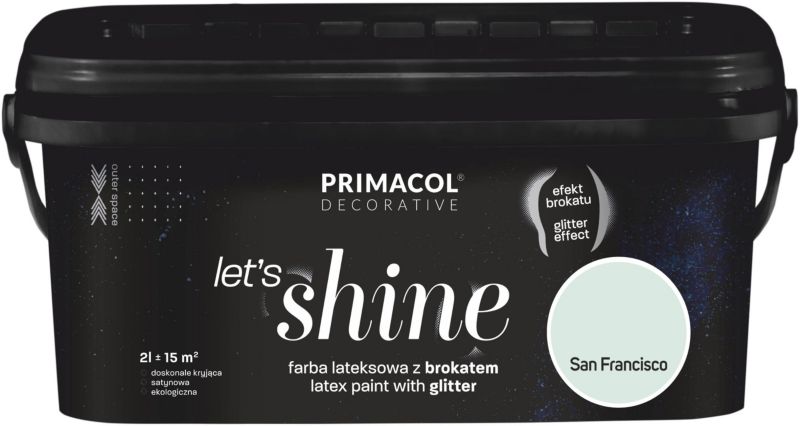 Primacol Let's Shine glimmermaling 2 l San Francisco