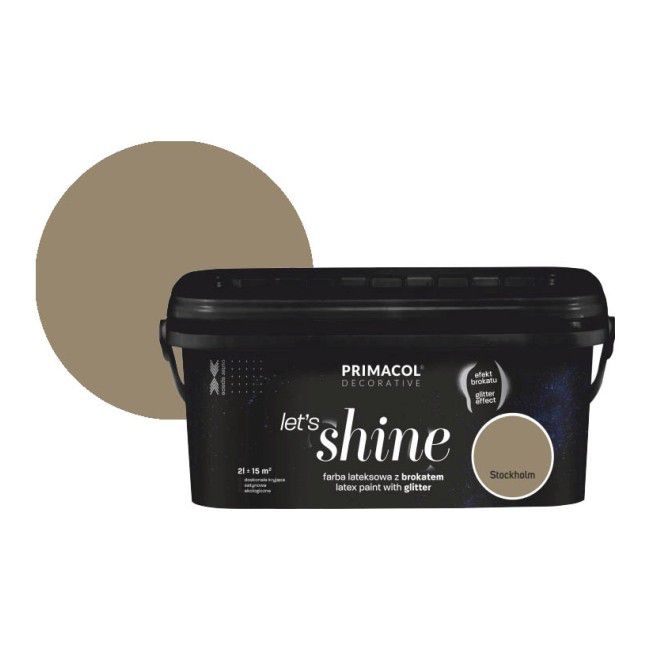 Primacol Let's Shine glimmermaling 2 l Stockholm