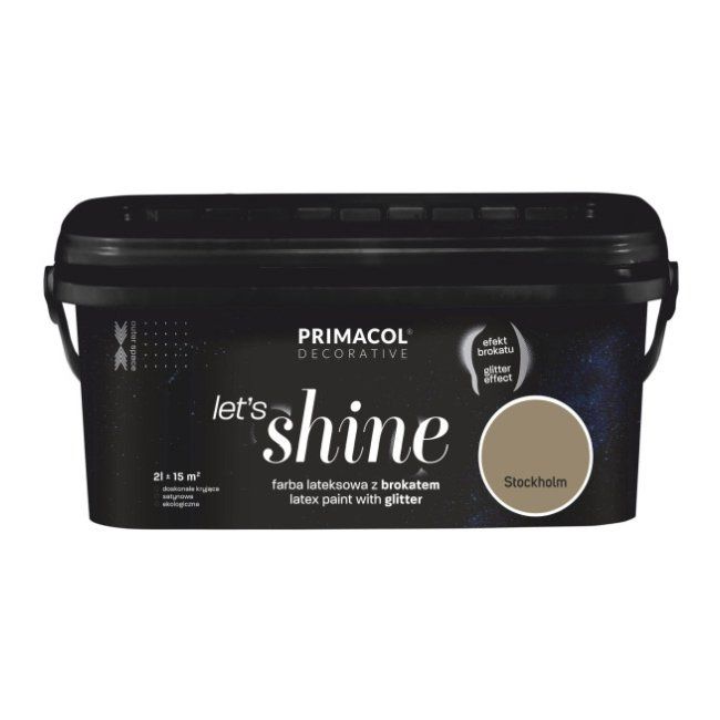 Primacol Let's Shine glimmermaling 2 l Stockholm