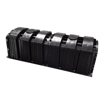 Faskinetunel 150 Liter 120x50x36 cm Sort