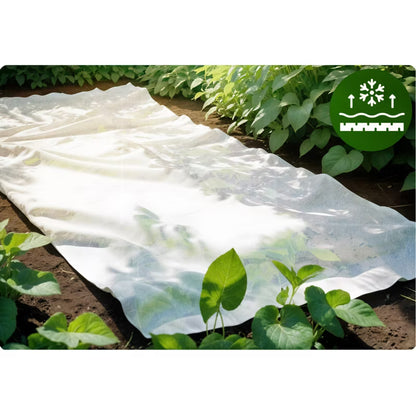 Fiberdug 1,6x10 m 50 g/m² Hvid