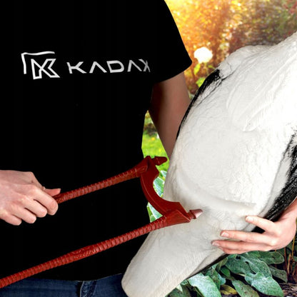 Stor stående storkefigur til haven KADAX XXL – 1 stk.