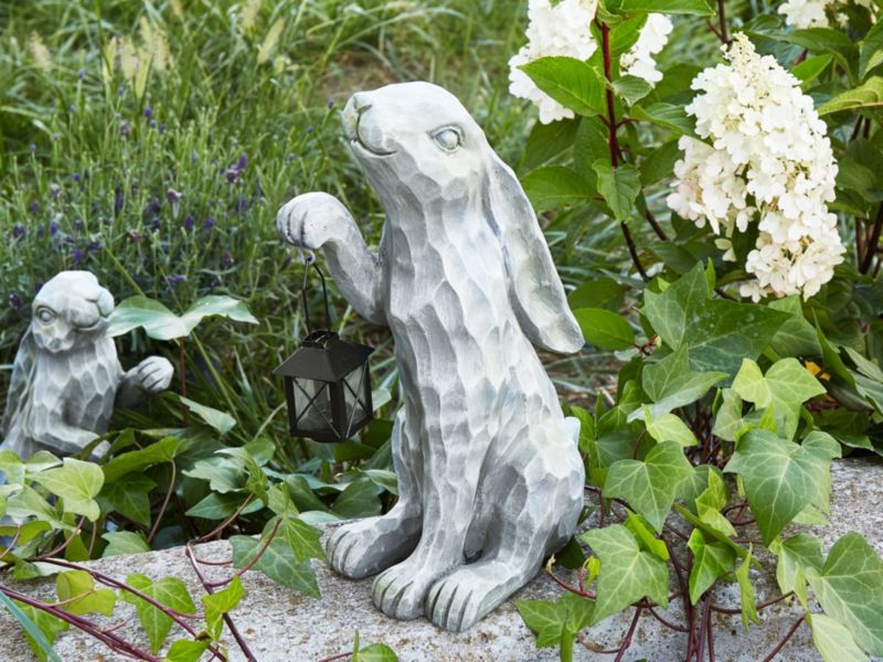 Dekorativ figur Argilly MgO-plade Cottage Klassisk grå 1 stk.