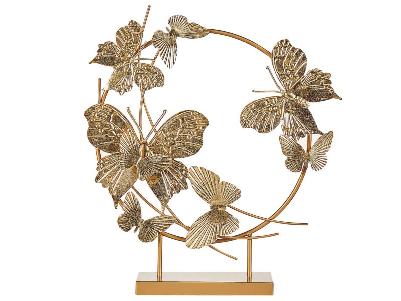 Dekorationsfigur Beryllium Jern Moderne Glamour Guld 1 stk.