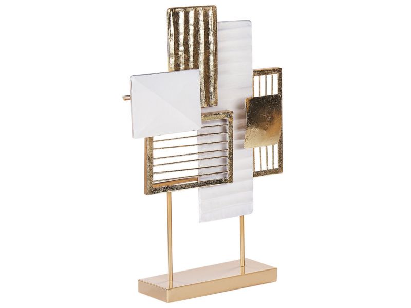 Dekorationsfigur Boron i jern med moderne glamour i guld, 1 stk.