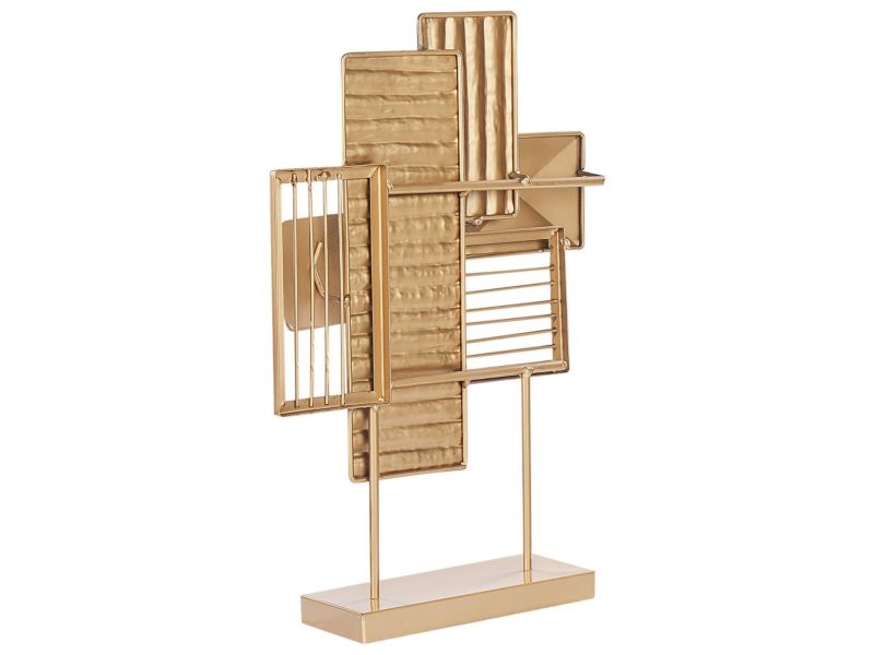 Dekorationsfigur Boron i jern med moderne glamour i guld, 1 stk.