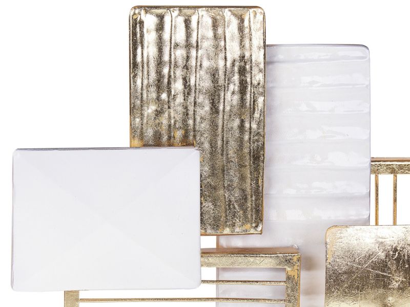 Dekorationsfigur Boron i jern med moderne glamour i guld, 1 stk.