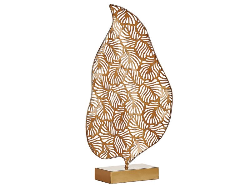 Dekorativ figur Lithium Jern Moderne glamour i guld, 1 stk.