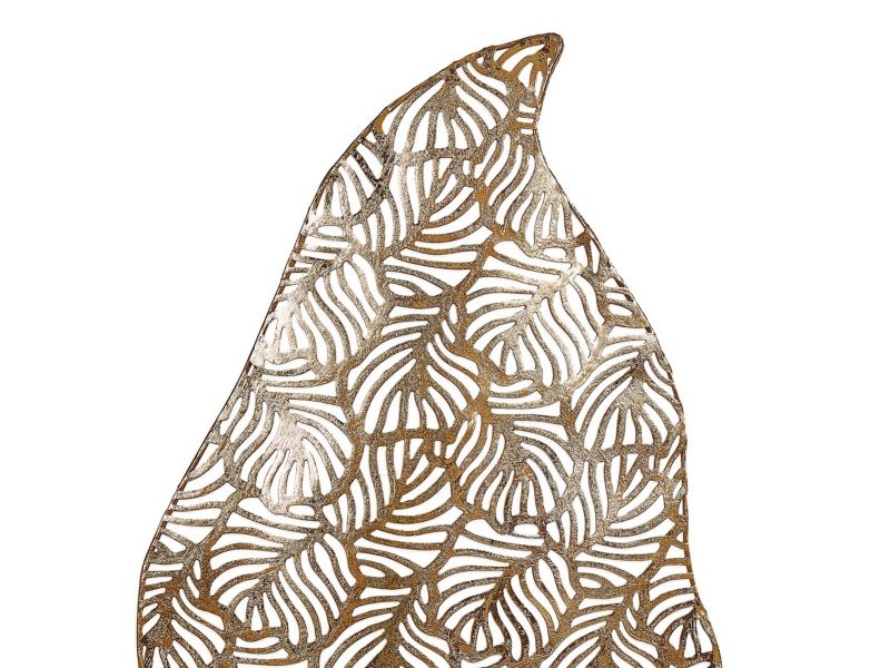 Dekorativ figur Lithium Jern Moderne glamour i guld, 1 stk.