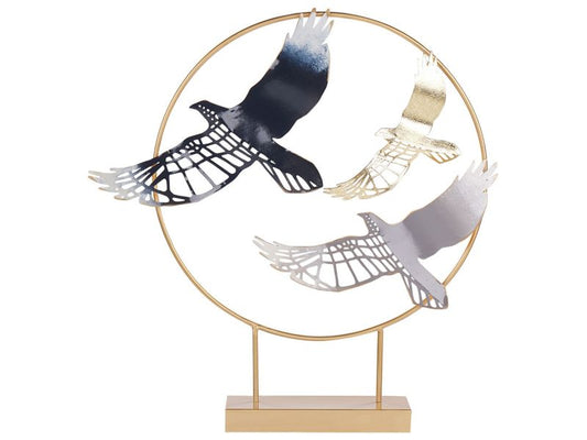 Dekorativ figur Samarium jern moderne guld 1 stk.