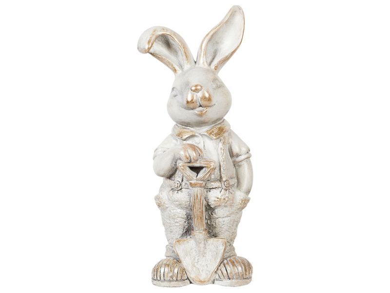 Dekorativ figur Simard MgO-plade Cottage klassisk hvid 1 stk.