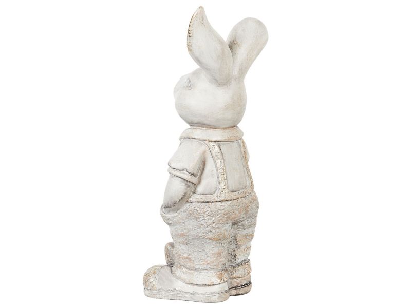 Dekorativ figur Simard MgO-plade Cottage klassisk hvid 1 stk.